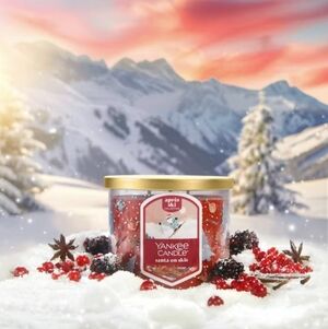 Yankee Candle Santa & Skis 3 Wick 14.5oz NWT